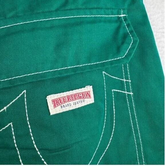 TRUE RELIGION MILITARY SN CARGO PANT BOOTCUT AVENTURINE - 29 - Picture 5 of 6